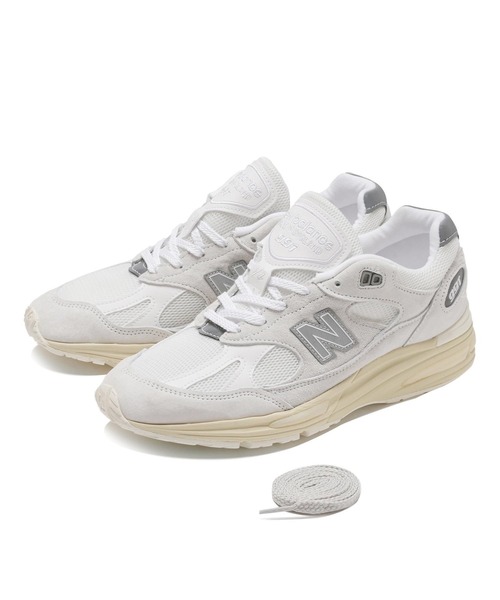 NEW BALANCE(ニューバランス)の「U991OW2 991v2(スニーカー・メンズ・ホワイト・23.5cm/24.0cm/24.5cm/25.0cm/25.5cm/26.0cm/26.5cm/27.0cm/27.5cm/28.0cm/28.5cm)」の3枚目の写真
