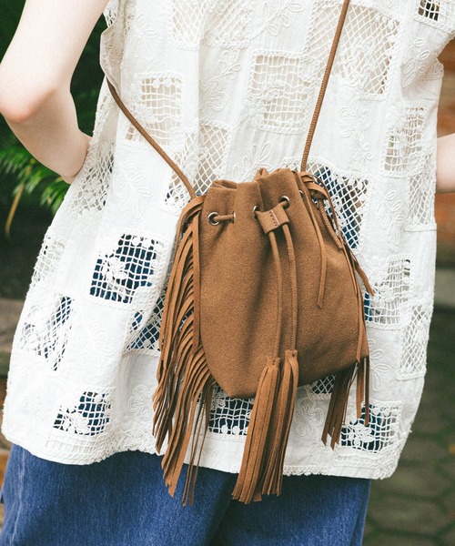 セール】オリジナルフリンジミニショルダーバッグ（ショルダーバッグ