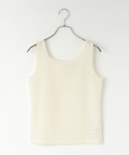 LOWRYS FARM(ローリーズファーム)の「ベロアタンク 577739(タンクトップ・レディース・ブラウン/アイボリー/ブラック/ネイビー・FREE)」の2枚目の写真
