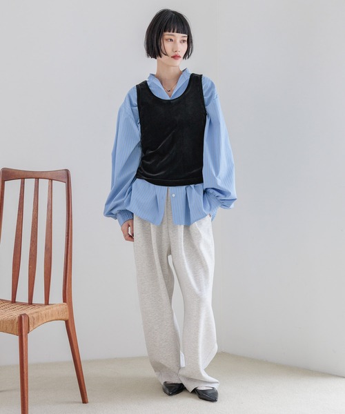 LOWRYS FARM(ローリーズファーム)の「ベロアタンク 577739(タンクトップ・レディース・ブラウン/アイボリー/ブラック/ネイビー・FREE)」の18枚目の写真