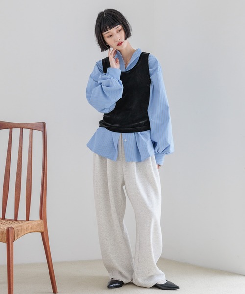 LOWRYS FARM(ローリーズファーム)の「ベロアタンク 577739(タンクトップ・レディース・ブラウン/アイボリー/ブラック/ネイビー・FREE)」の19枚目の写真