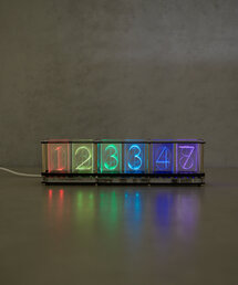BIRTHDAY BAR（バースデイバー）の「RGB TUBE CLOCK　RGBチューブクロック（置時計）」