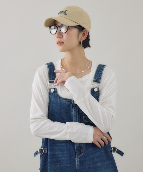 Paradise Picnic(パラダイスピクニック)の「SUGARROSE レイヤードデザイントップス(Tシャツ/カットソー・レディース・ブラック/ホワイト/オレンジ・FREE)」の2枚目の写真