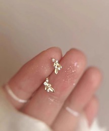 YU-KA:リーフミニピアス leaf mini pierce