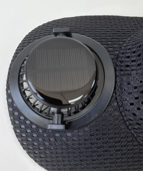 maison de LATIR(メゾンドラティール)の「熱中症対策に【扇風機付きキャップ】(キャップ・レディース・ブラック・FREE)」の6枚目の写真