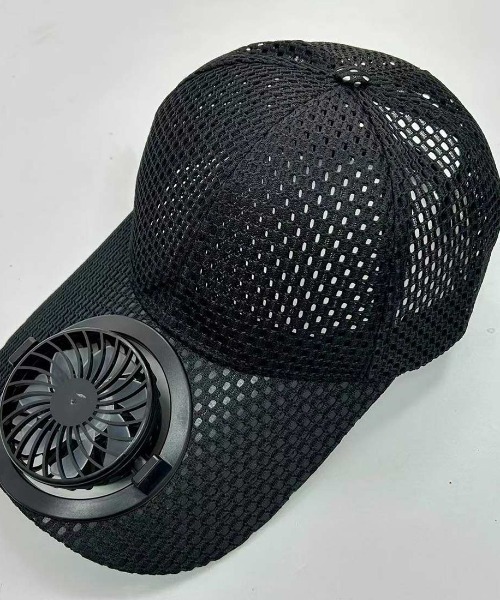maison de LATIR(メゾンドラティール)の「熱中症対策に【扇風機付きキャップ】(キャップ・レディース・ブラック・FREE)」の8枚目の写真
