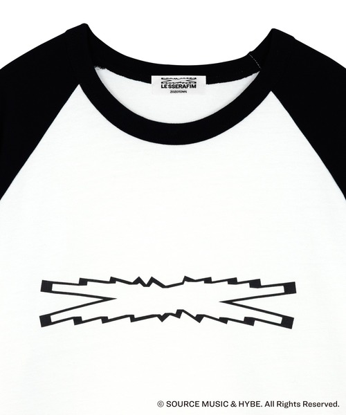 LE SSERAFIM × ZOZOTOWN RAGLAN TEE（Tシャツ/カットソー）｜LE