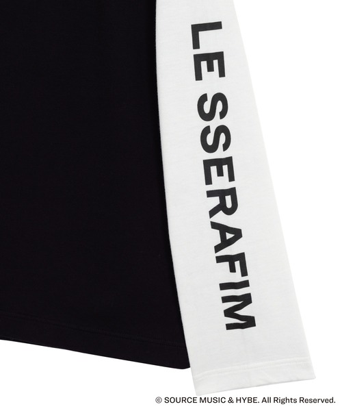 新品 LE SSERAFIM IM FEARLESS 長袖カットソー フォト 新品 LE SSERAFIM IM FEARLESS 長袖カットソー フォト 新品 LE