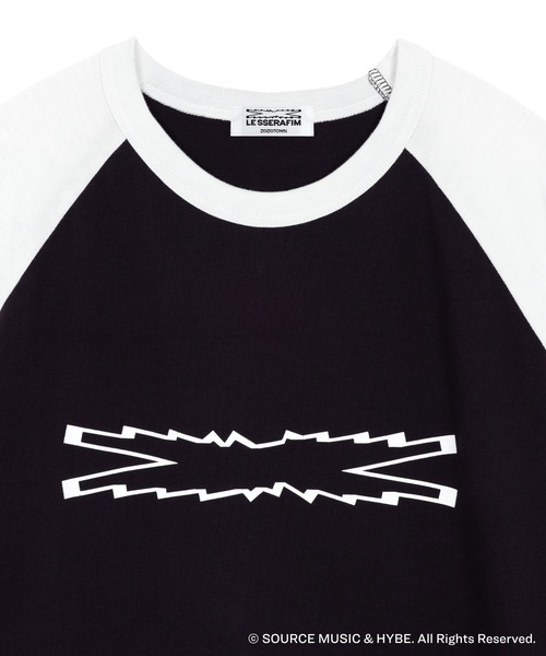 LE SSERAFIM × ZOZOTOWN RAGLAN TEE（Tシャツ/カットソー）｜LE