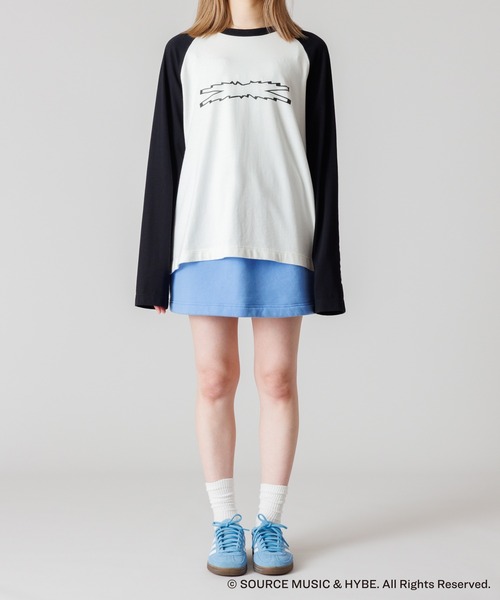 LE SSERAFIM × ZOZOTOWN RAGLAN TEE（Tシャツ/カットソー）｜LE