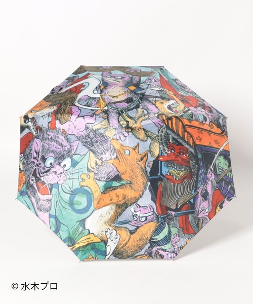 カヤ（カヤ）の「《水木しげる》晴雨兼用傘（長傘・レディース・その他1/その他2/その他3・FREE）」の2枚目の写真