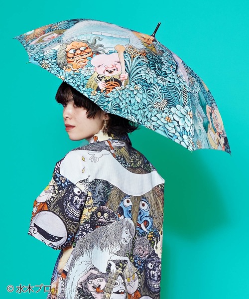 カヤ（カヤ）の「《水木しげる》晴雨兼用傘（長傘・レディース・その他1/その他2/その他3・FREE）」の9枚目の写真