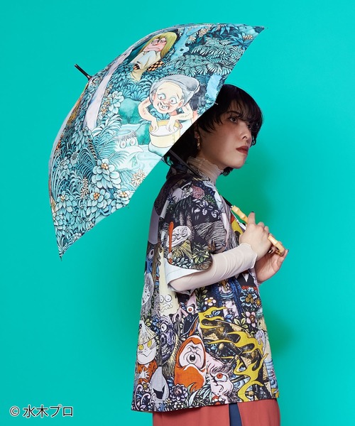 カヤ（カヤ）の「《水木しげる》晴雨兼用傘（長傘・レディース・その他1/その他2/その他3・FREE）」の10枚目の写真