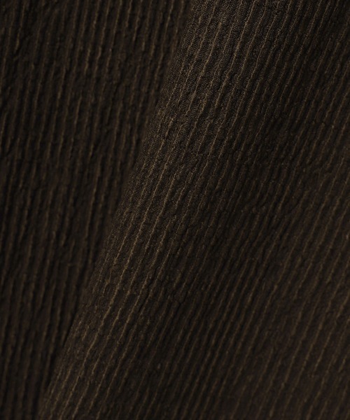 VICKY（ビッキー）の「シャーリングジャージーワンピース≪洗濯機で洗える≫（ワンピース・レディース・ブラック/ブラウン・M）」の21枚目の写真