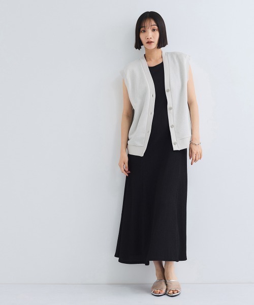 VICKY（ビッキー）の「シャーリングジャージーワンピース≪洗濯機で洗える≫（ワンピース・レディース・ブラック/ブラウン・M）」の13枚目の写真