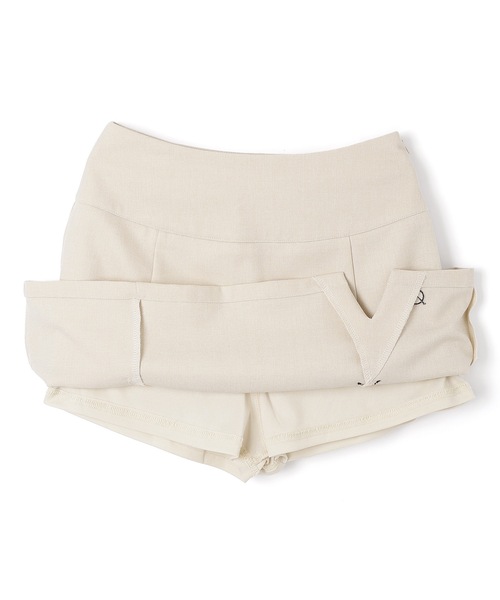 M DOLLY(エムドリー)の「*M DOLLY original*playful ribbon mini skirt/プレイフルリボンミニスカート(スカート・レディース・アイボリー/グレー・S/M)」の18枚目の写真