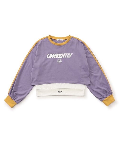 algy(アルジー)の「クロップドロンT&タンクセット(Tシャツ/カットソー・キッズ・ブラック/オフホワイト/ラベンダー・XX-SMALL/X-SMALL/SMALL/MEDIUM)」の3枚目の写真