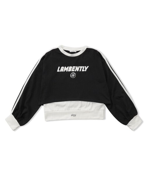 algy(アルジー)の「クロップドロンT&タンクセット(Tシャツ/カットソー・キッズ・ブラック/オフホワイト/ラベンダー・XX-SMALL/X-SMALL/SMALL/MEDIUM)」の1枚目の写真