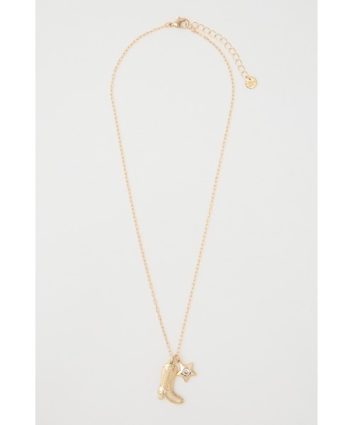 LAGUA GEM（ラグアジェム）の「WESTERN  BOOTS MOTIF ネックレス（ネックレス・レディース・ゴールド/シルバー・FREE）」の2枚目の写真