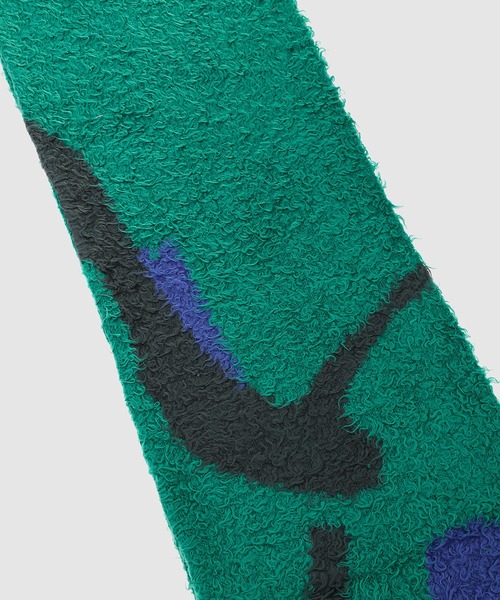 KHOKI（コッキ）の「Jacquard-design muffler（マフラー・メンズ・レッド/グリーン/ブラック・FREE）」の12枚目の写真