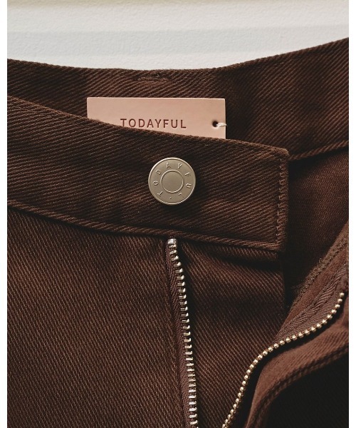 TODAYFUL（トゥデイフル）の「TODAYFUL Carys Denim 12521401（デニムパンツ・レディース・ブラウン/オフホワイト・MEDIUM/X-SMALL/SMALL/LARGE）」の11枚目の写真