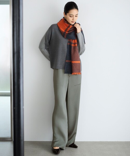 自由区（ジユウク）の「ドレーピーサテンベイカー パンツ（その他パンツ・レディース・ブラウン系/ブラック系・46/44）」の21枚目の写真