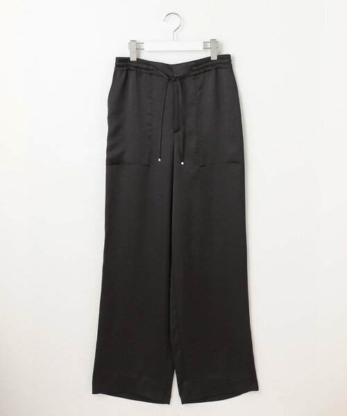 自由区（ジユウク）の「ドレーピーサテンベイカー パンツ（その他パンツ・レディース・ブラウン系/ブラック系・46/44）」の7枚目の写真