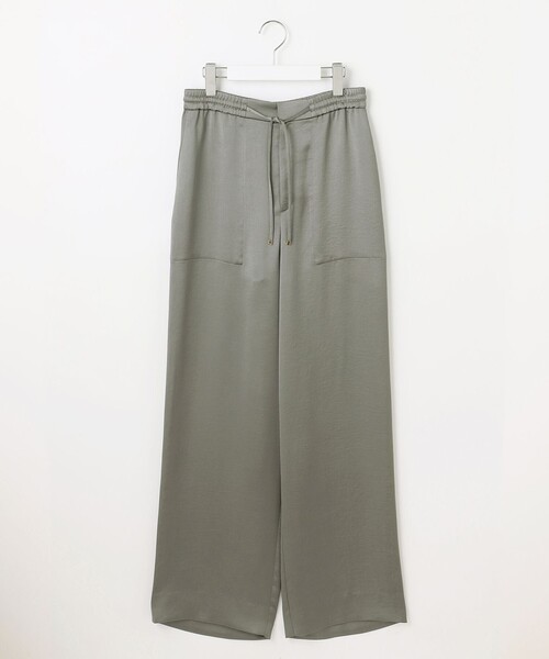 自由区（ジユウク）の「ドレーピーサテンベイカー パンツ（その他パンツ・レディース・ブラウン系/ブラック系・46/44）」の6枚目の写真