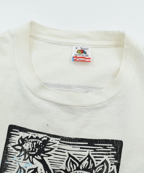 FRUIT OF THE LOOM(フルーツオブザルーム)の「【USED】90’s Fruit of the Loom “Test Print” テストプリント アート Tシャツ USA製(Tシャツ/カットソー・メンズ・ホワイト・MEDIUM)」の3枚目の写真