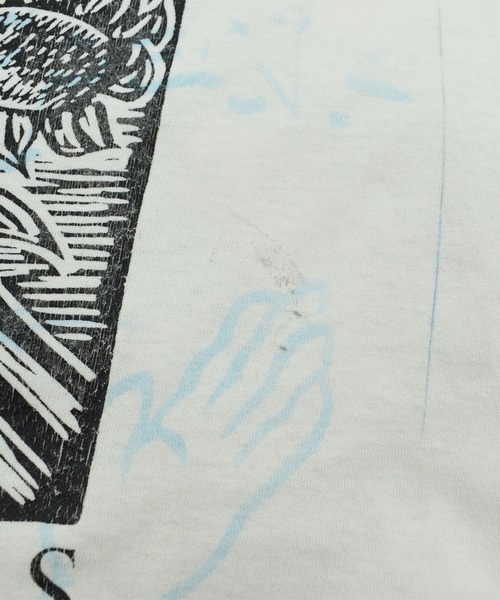 FRUIT OF THE LOOM(フルーツオブザルーム)の「【USED】90’s Fruit of the Loom “Test Print” テストプリント アート Tシャツ USA製(Tシャツ/カットソー・メンズ・ホワイト・MEDIUM)」の6枚目の写真