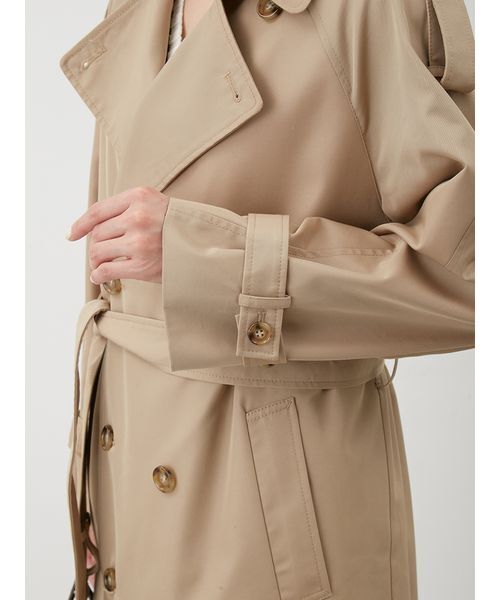 Mila Owen(ミラオーウェン)の「オーバーサイズトレンチコート(トレンチコート・レディース・ベージュ/モカ/ネイビー・0/1)」の14枚目の写真