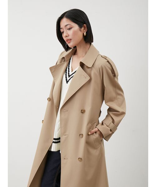 オーバーサイズトレンチコート（トレンチコート）｜Mila Owen（ミラ