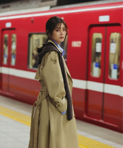 セール】オーバーサイズトレンチコート（トレンチコート）｜Mila Owen