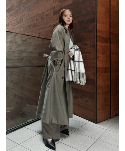 オーバーサイズトレンチコート（トレンチコート）｜Mila Owen