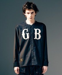 glamb（グラム）の「Stripe Baseball Shirt / ストライプベースボールシャツ（シャツ/ブラウス）」