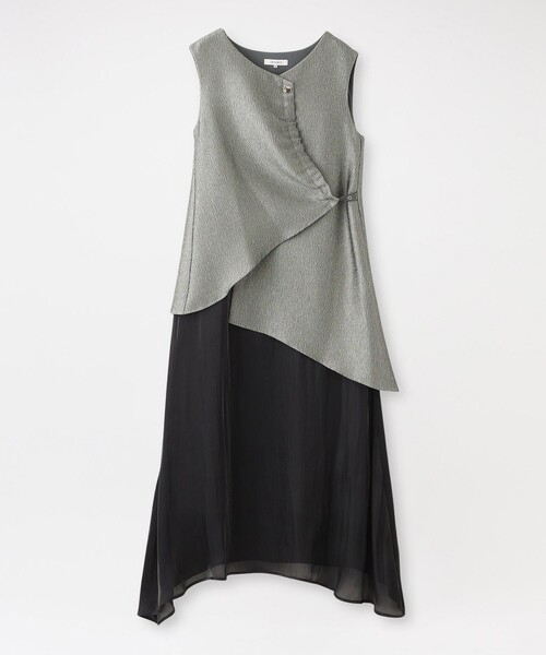 LOVELESS（ラブレス）の「メタリックワンピース（ワンピース・レディース・ベージュ系その他/シルバー系その他/ブラック・36/34）」の3枚目の写真