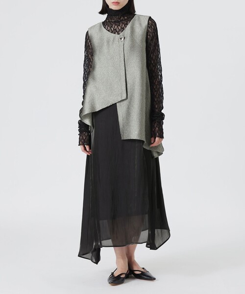 LOVELESS（ラブレス）の「メタリックワンピース（ワンピース・レディース・ベージュ系その他/シルバー系その他/ブラック・36/34）」の10枚目の写真