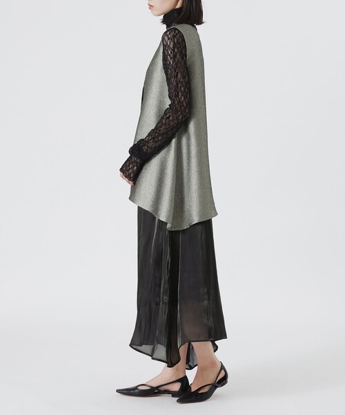 LOVELESS（ラブレス）の「メタリックワンピース（ワンピース・レディース・ベージュ系その他/シルバー系その他/ブラック・36/34）」の11枚目の写真