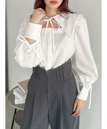 dazzlin | オープンリボンブラウス(シャツ/ブラウス)