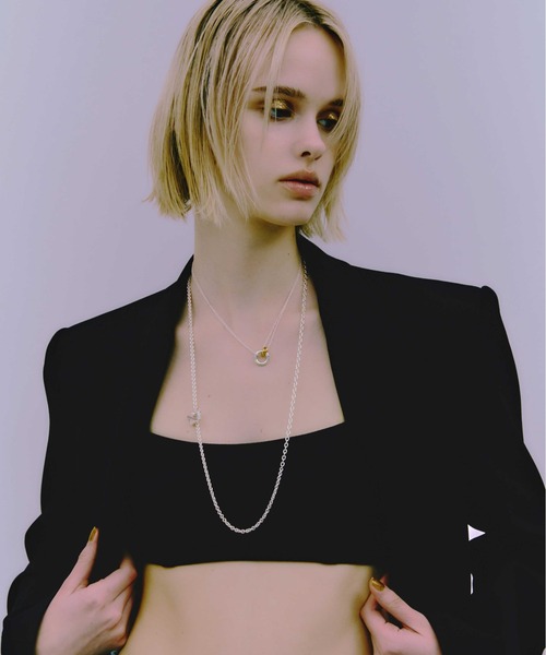 LAPUIS（ラピュイ）の「LAPUIS(ラピュイ)Coil Circle necklace（ネックレス・レディース・ゴールド/マルチ/シルバー・FREE）」の8枚目の写真