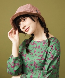 Jocomomola（ホコモモラ）の「ツイードチェック柄ハット（ニットキャップ/ビーニー）」