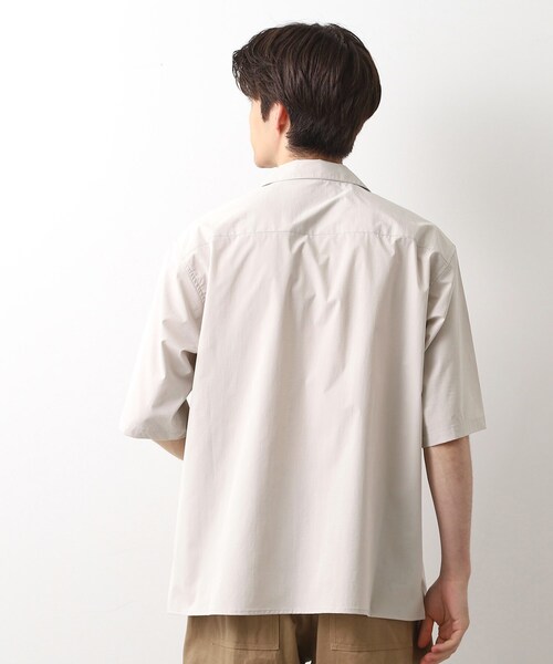 THE SHOP TK (ザ ショップ ティーケー )の「CAVEダブルフラップ半袖シャツ【吸水速乾/ストレッチ/洗濯機OK】(シャツ/ブラウス・メンズ・ライトベージュ/サックスブルー/ネイビー・02/03/04)」の5枚目の写真
