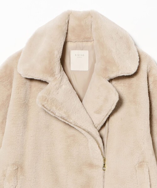 B:MING by BEAMS(ビーミングバイビームス)の「ファー ブルゾン(ブルゾン・レディース・チャコールグレー/ホワイト系その他5・SMALL/MEDIUM)」の11枚目の写真