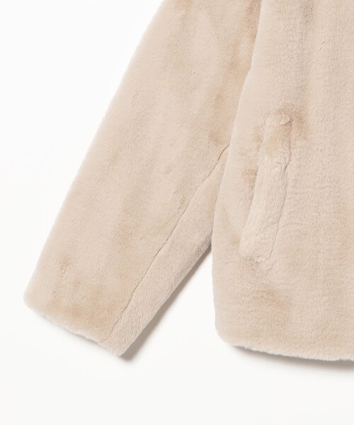 B:MING by BEAMS(ビーミングバイビームス)の「ファー ブルゾン(ブルゾン・レディース・チャコールグレー/ホワイト系その他5・SMALL/MEDIUM)」の12枚目の写真