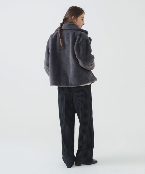 B:MING by BEAMS(ビーミングバイビームス)の「ファー ブルゾン(ブルゾン・レディース・チャコールグレー/ホワイト系その他5・SMALL/MEDIUM)」の17枚目の写真