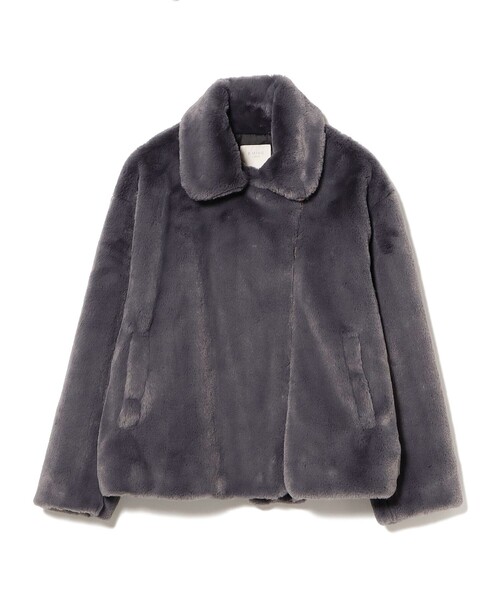 B:MING by BEAMS(ビーミングバイビームス)の「ファー ブルゾン(ブルゾン・レディース・チャコールグレー/ホワイト系その他5・SMALL/MEDIUM)」の20枚目の写真