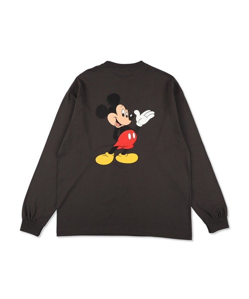 Disney(ディズニー)の「MICKEY / L/S TEE(Tシャツ/カットソー・レディース・ホワイト/ブラック・L/S/M/XL)」の2枚目の写真