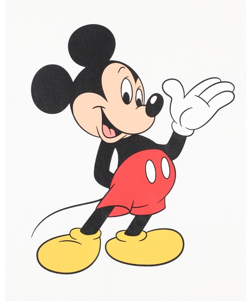 Disney(ディズニー)の「MICKEY / L/S TEE(Tシャツ/カットソー・レディース・ホワイト/ブラック・L/S/M/XL)」の6枚目の写真