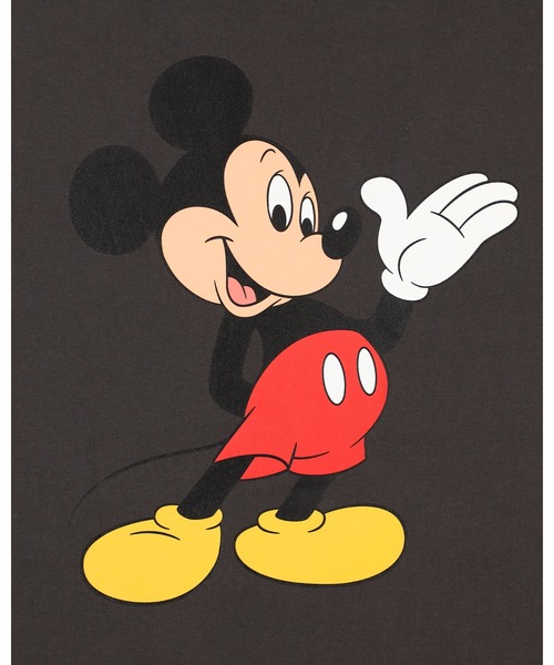 Disney(ディズニー)の「MICKEY / L/S TEE(Tシャツ/カットソー・レディース・ホワイト/ブラック・L/S/M/XL)」の4枚目の写真