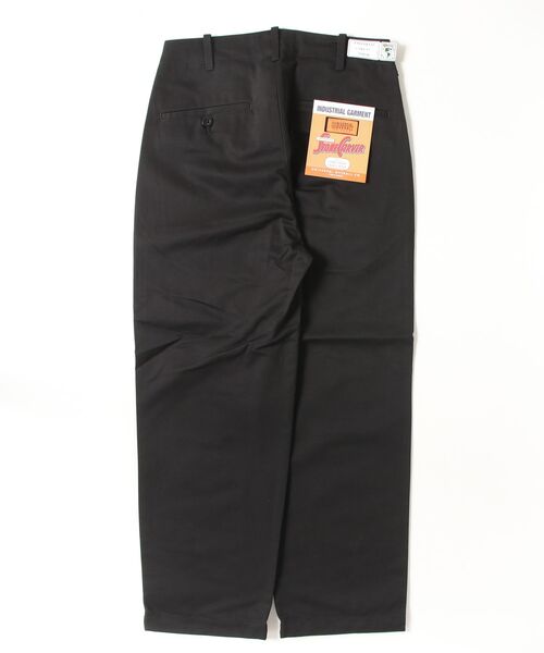 UNIVERSAL OVERALL(ユニバーサルオーバーオール)の「UNIVERSAL OVERALL / WIDE 2タックツイルPANTS / PT-04R(チノパンツ・メンズ・ベージュ/ブラック・28/30/32/34/36)」の3枚目の写真